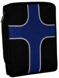 Blue Cross Large Bible Cover